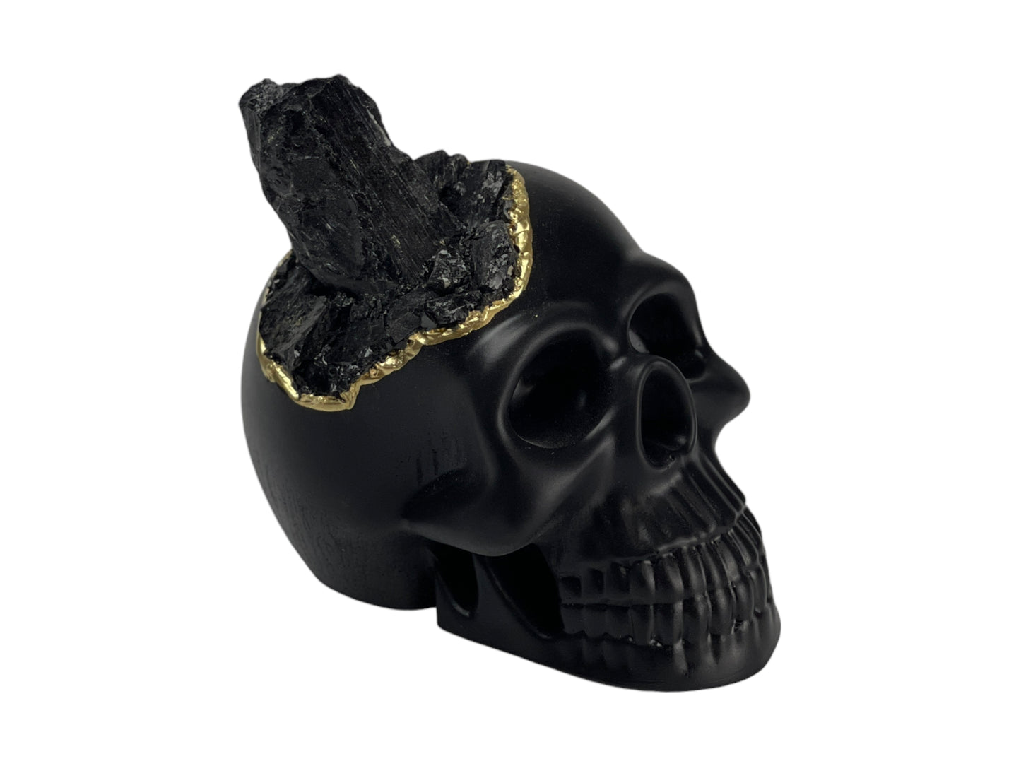 Pyrite Skull Head (black)