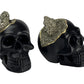 Pyrite Skull Head (black)