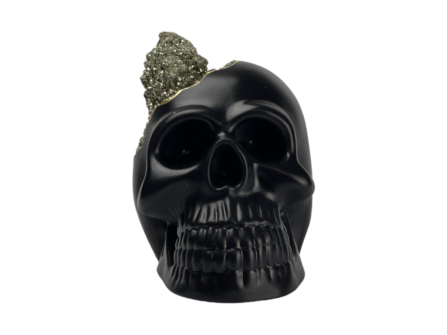 Pyrite Skull Head (black)