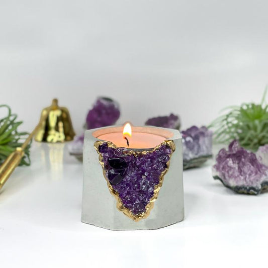 AMETHYST CANDLE HOLDER - Wholesale
