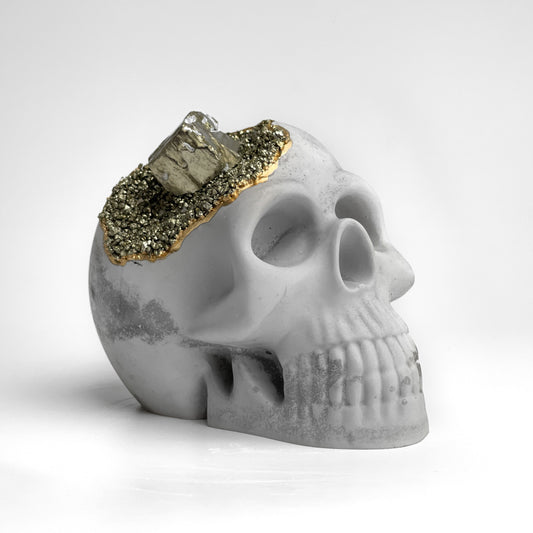 Pyrite Skull Head