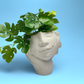 Face Succulent Planter on Hand