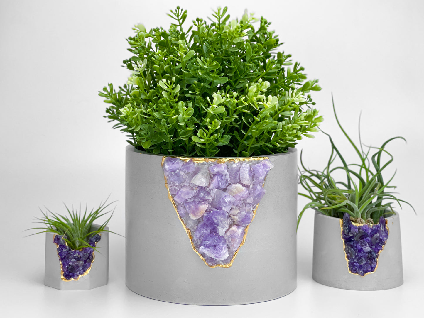 6" AMETHYST PLANTER