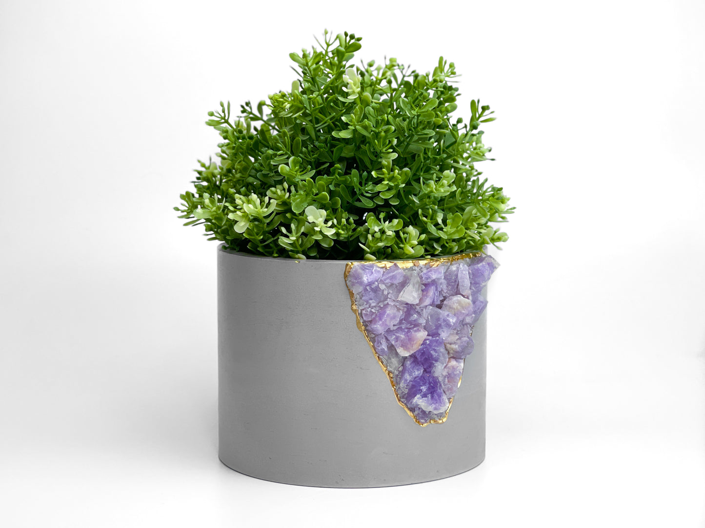 6" AMETHYST PLANTER