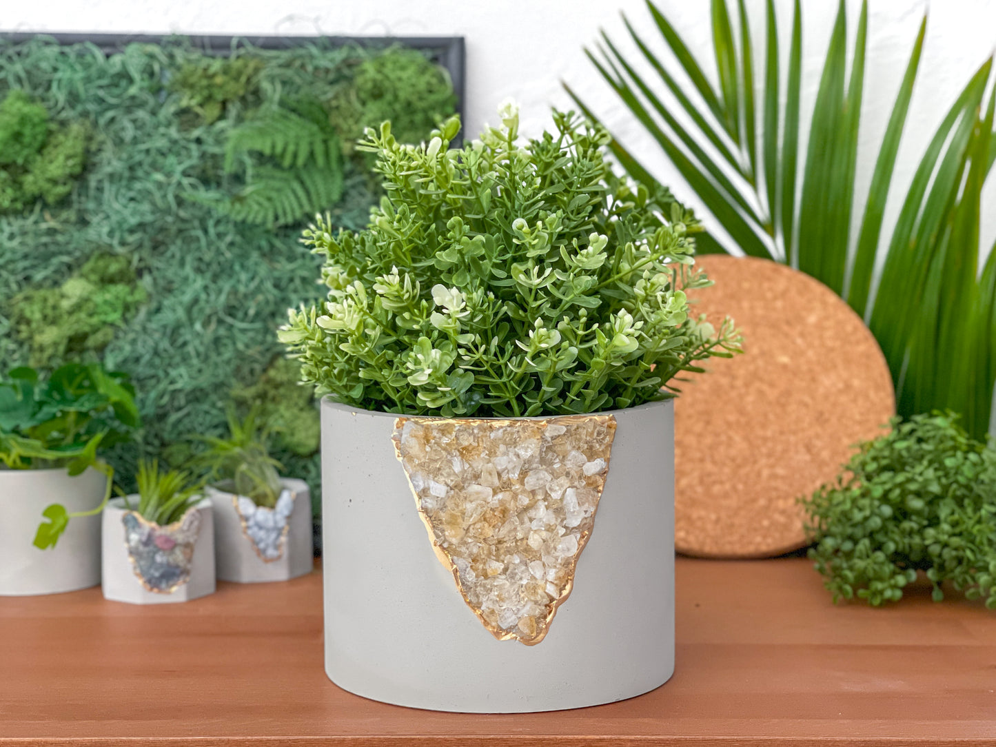 6 inch CITRINE PLANTER