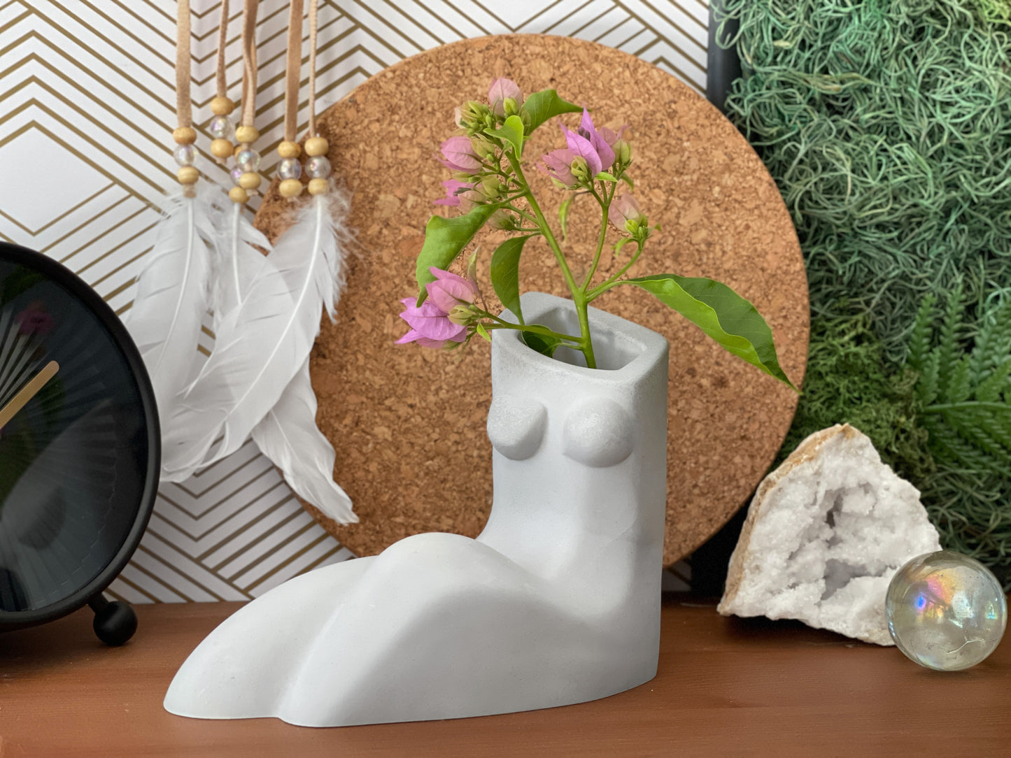 Female Body Vase | AIR PLANT HOLDER