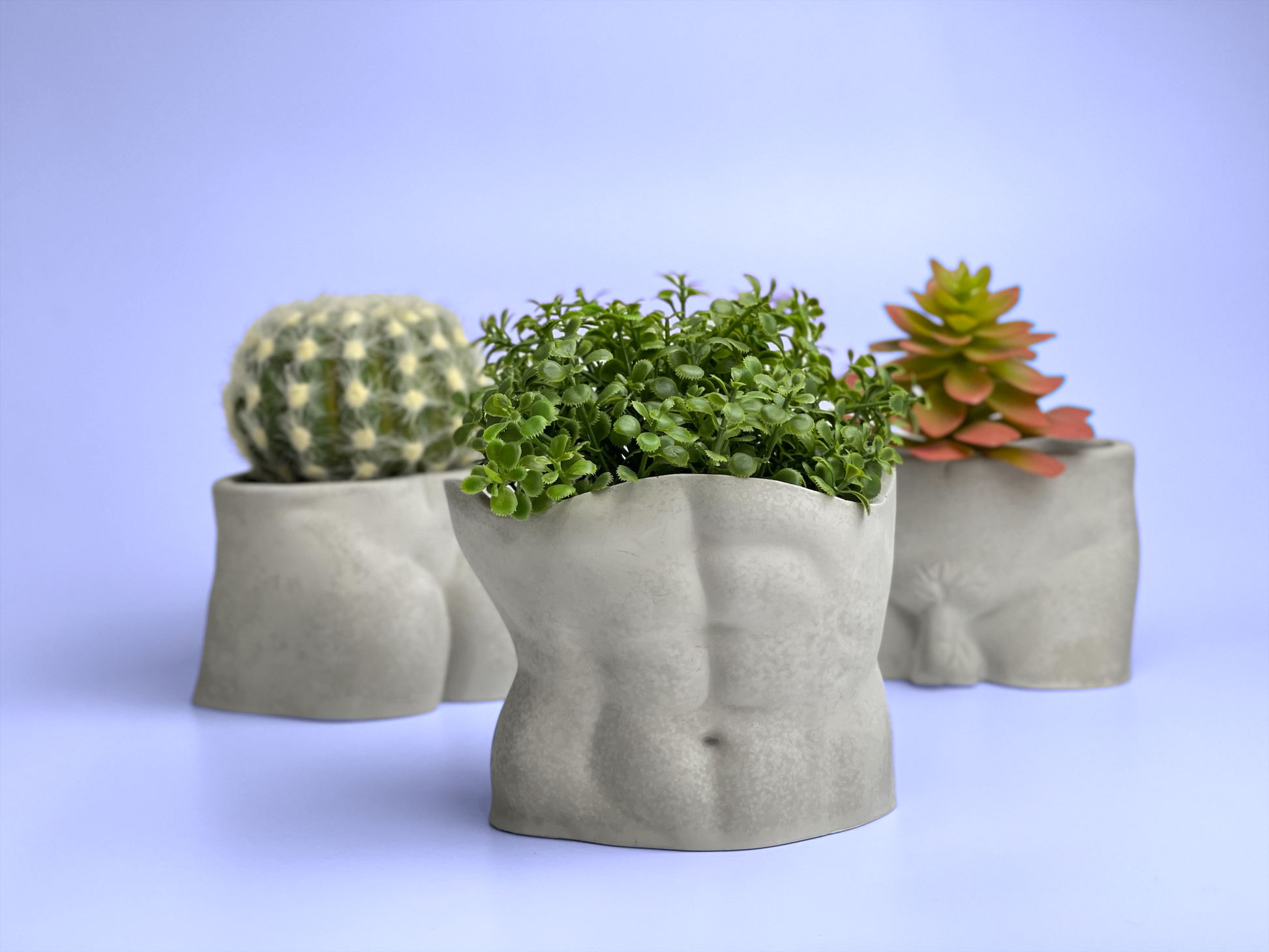 manly plant pots Male Body Planter Pot